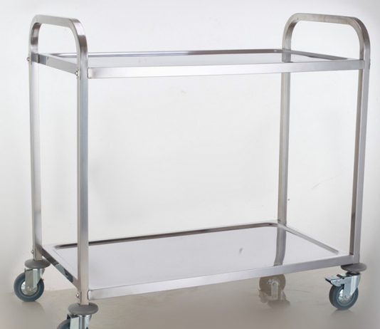 Công dụng ưu việt của xe đẩy hàng inox 2 tầng