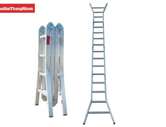 THANG NHÔM 4 ĐOẠN HỖ TRỢ VIỆC SƠN NHÀ AN TOÀN VÀ HIỆU QUẢ