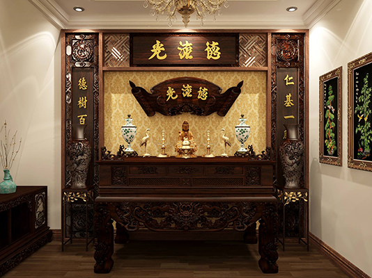 “Tư vấn cách chọn tranh treo phòng thờ hợp phong thủy “