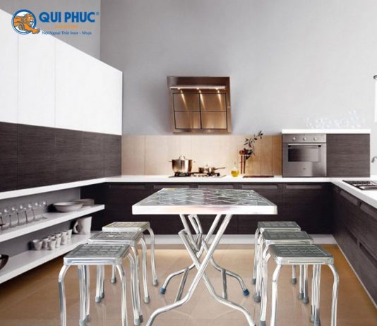 Bàn inox chữ nhật – Sự lựa chọn phù hợp với không gian hẹp