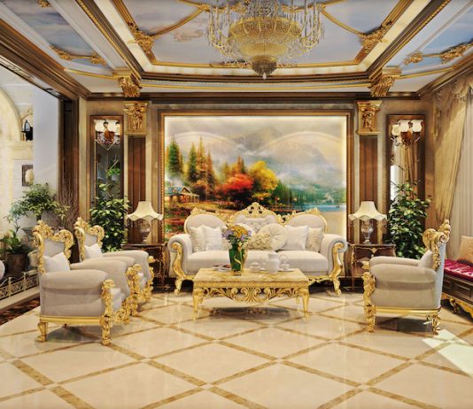Cách chọn tranh treo tường cho phòng khách cổ điển đẹp mỹ mãn