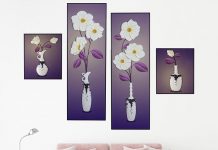 CHIÊM NGƯỠNG NHỮNG BỨC TRANH TRANG TRÍ HOA LÁ ĐẸP NHẤT HIỆN NAY