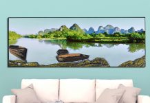 QUYẾN RŨ VÀ SANG TRỌNG VỚI TRANH TREO TƯỜNG TONE MÀU XANH LỤC