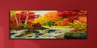 chọn kích thước tranh treo tường phù hợp