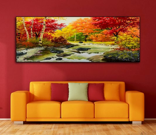 chọn kích thước tranh treo tường phù hợp