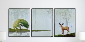 Mẫu tranh phù điêu cho không gian hẹp