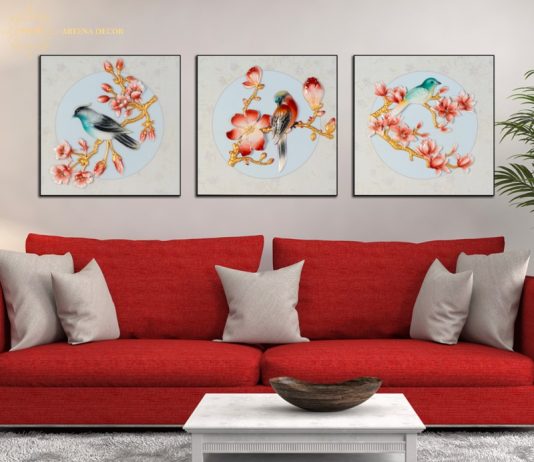 Ý NGHĨA HÌNH ẢNH CHIM HỶ TƯỚC TRONG BỨC TRANH TREO TƯỜNG