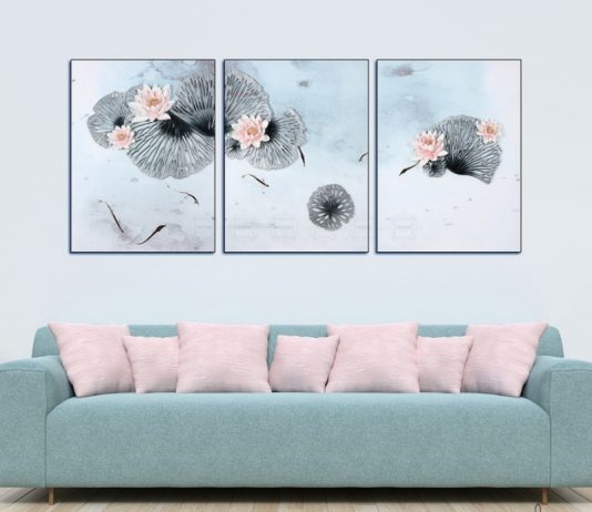 Tranh hoa sen ở đâu đang dẫn đầu về mẫu mã, chất lượng?