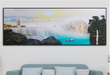 Đừng bỏ lỡ những mẫu tranh phong cảnh thác nước đẹp mãn nhãn sau