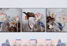 Tranh hoa sen nên tặng vào những dịp nào?