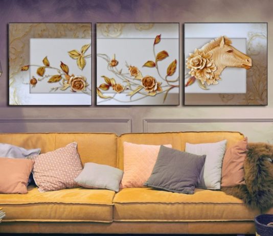 Tranh treo tường sang trọng: Mẫu tranh không thể thiếu cho phòng khách